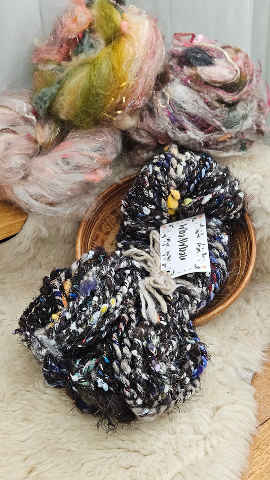 ECHO - Bulky Handspun Art Yarn XL Skein - 58 yards | 6.7 ounces | 190 grams