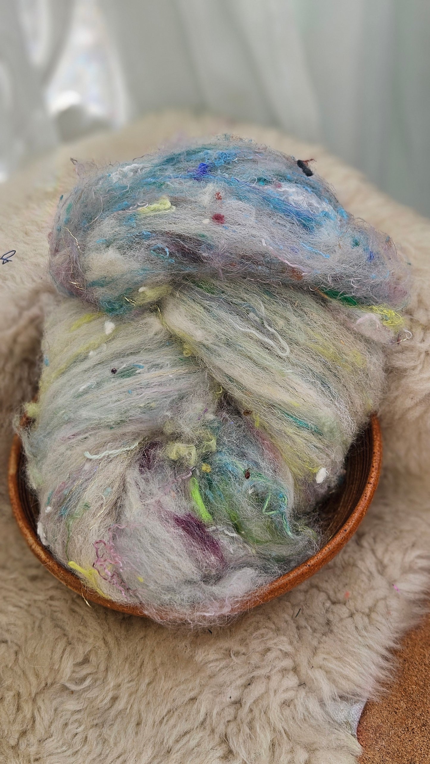 Luxe Layered Textured XL Art Batt - 261 - 3.6 ounces | 102 grams