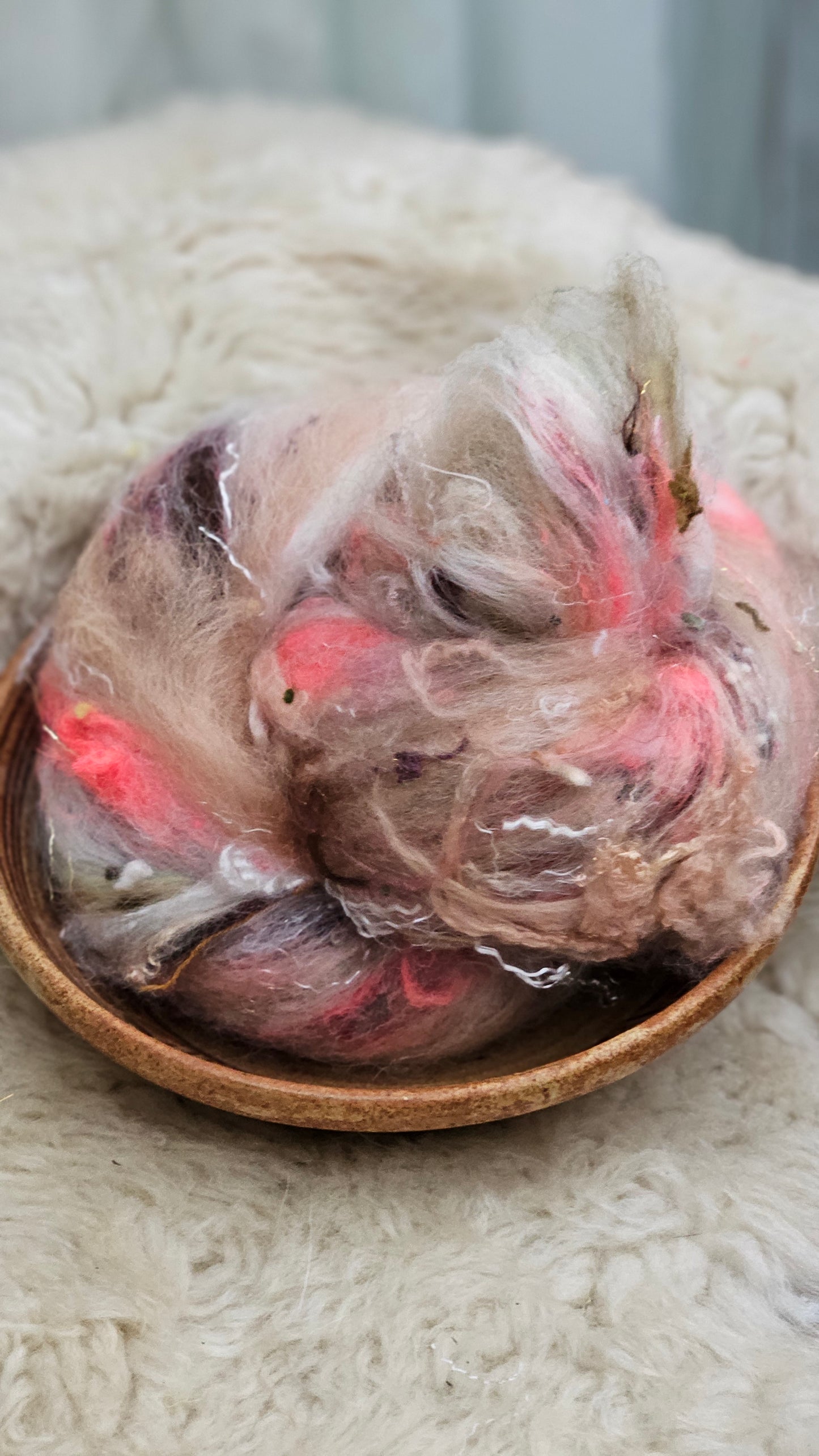 Luxe Layered Textured Art Batt - 011 - 2 ounces | 57 grams