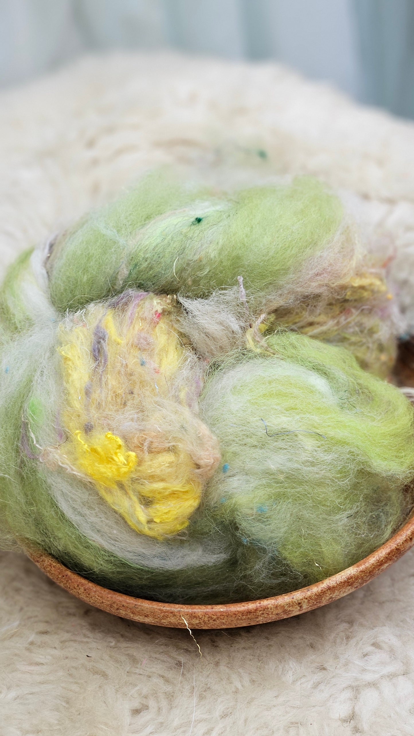 Luxe Layered Textured Art Batt - 028 - 2 ounces | 57 grams