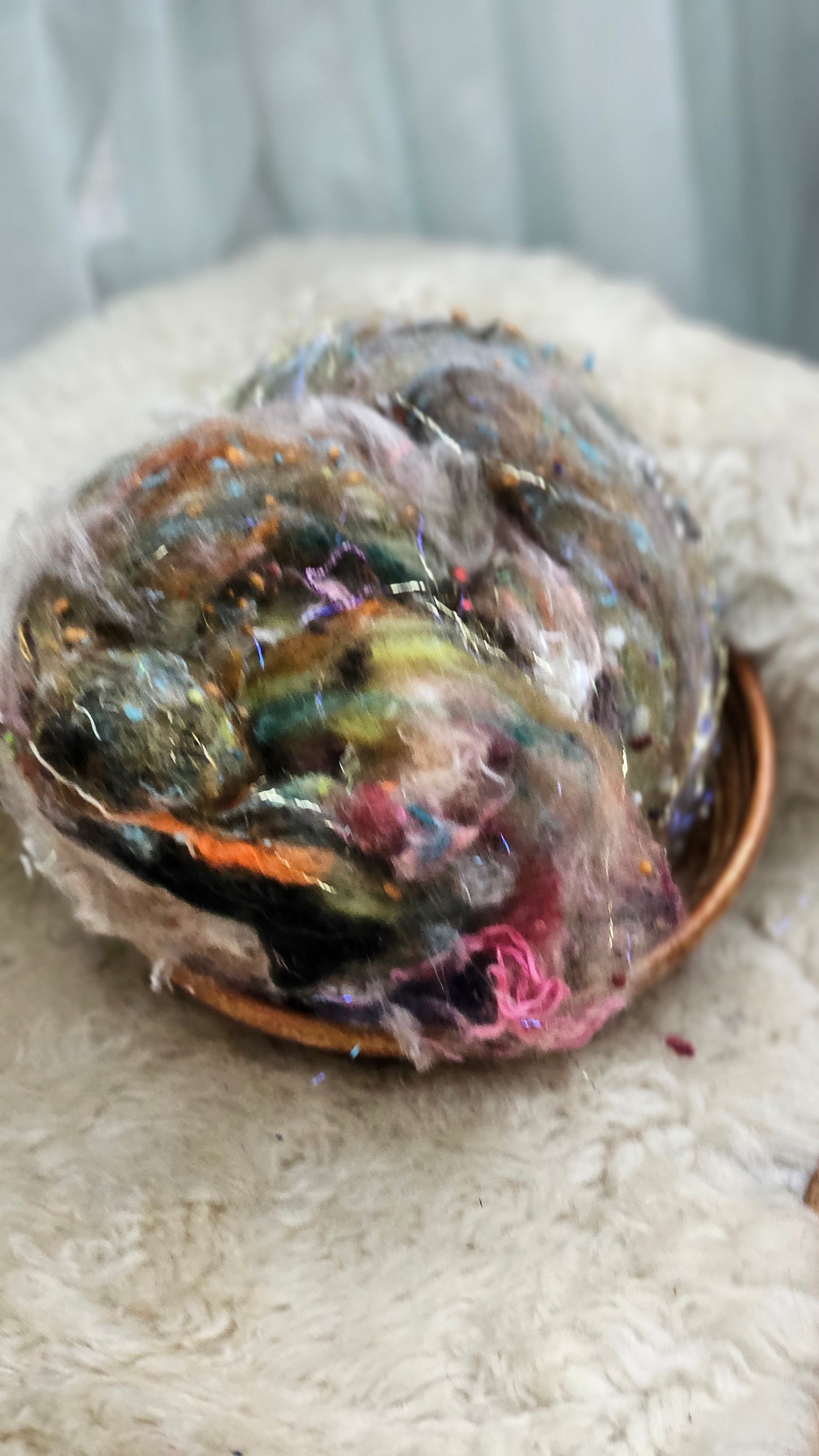 Luxe Layered Textured XL Art Batt - 203 - 3.7 ounces | 105 grams