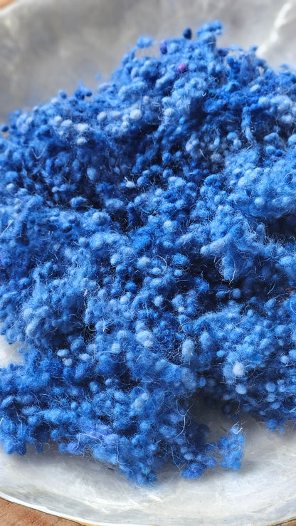 Colonia - hand-dyed fine wool nepps for fiber blending and felting - 1 oz | 28 g