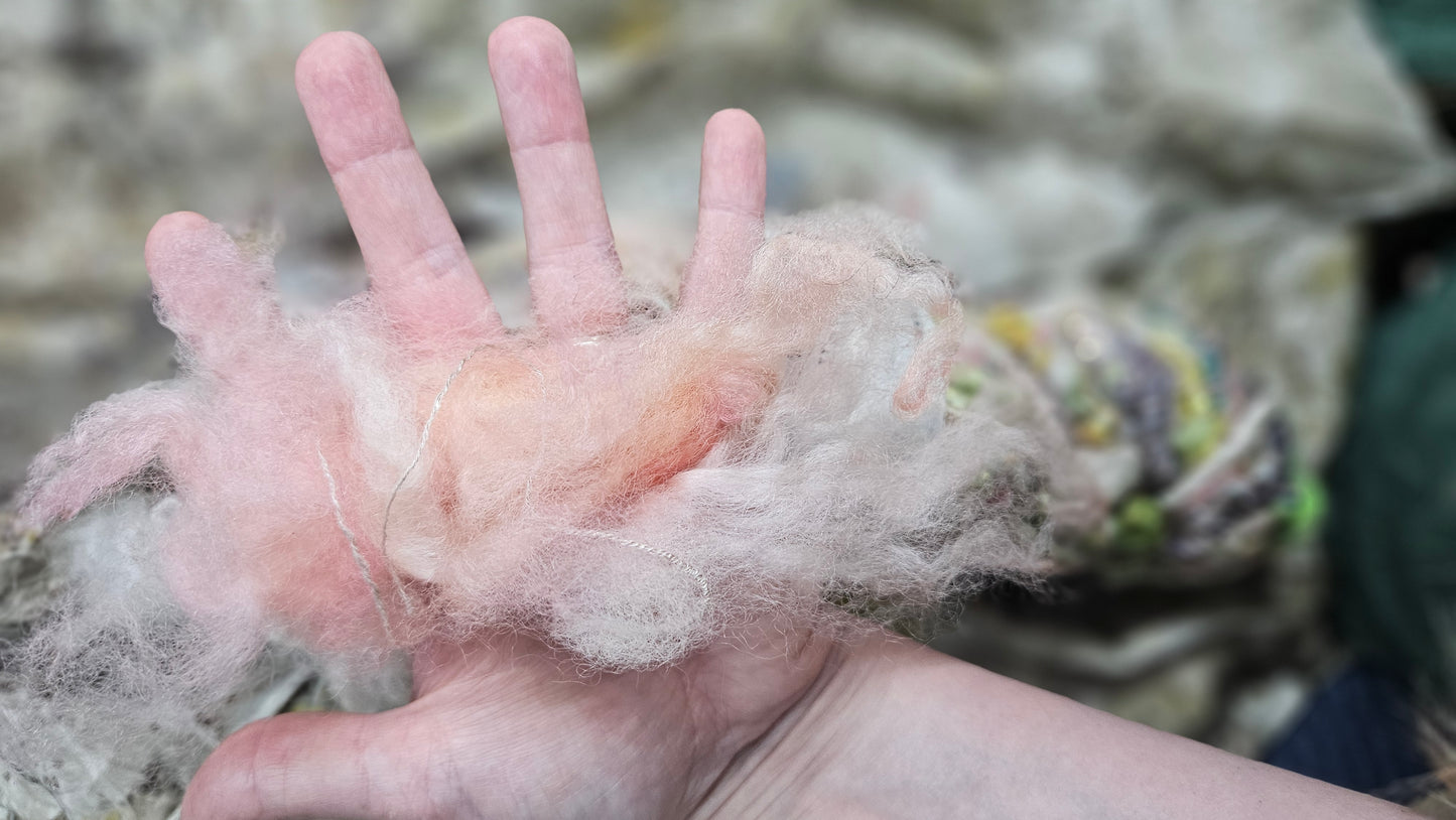 Handspun Bulky Art Yarn - Garden Party 02