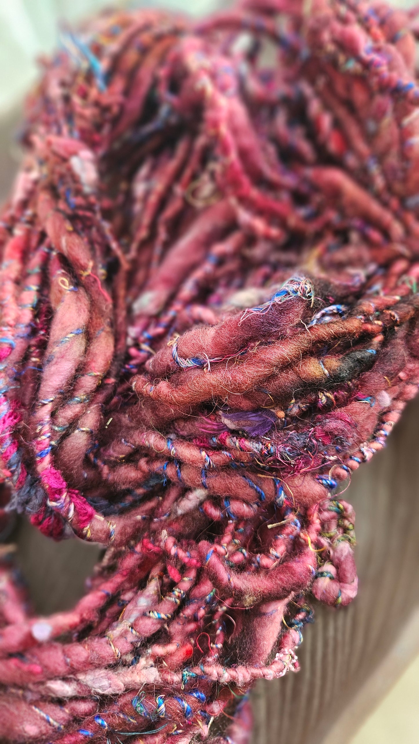 MOOR GALE - Bulky Handspun Art Yarn XL Skein - 54 yards | 6.8 ounces | 193 grams