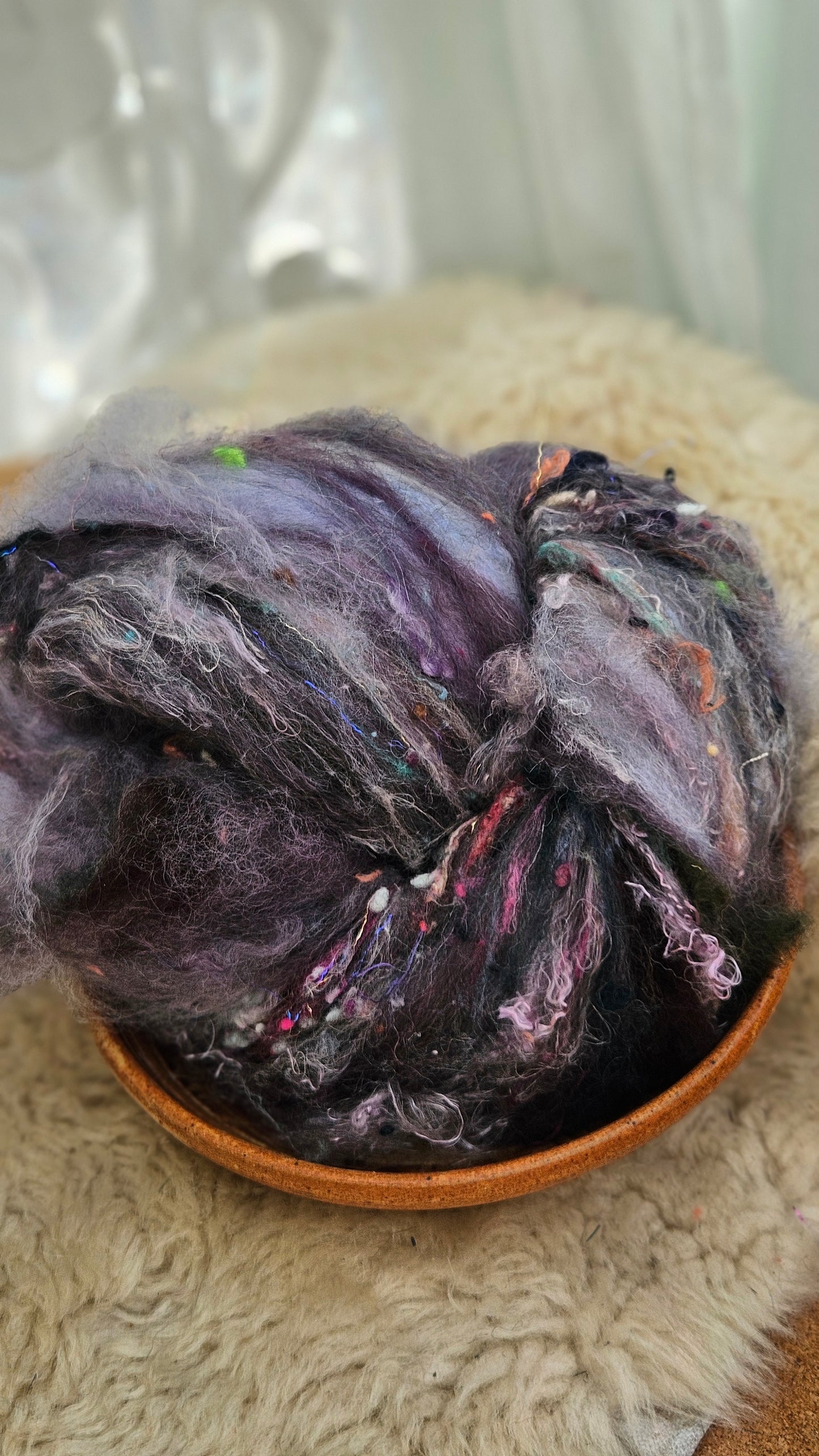 Luxe Layered Textured XL Art Batt - 260 - 4.1 ounces | 116 grams