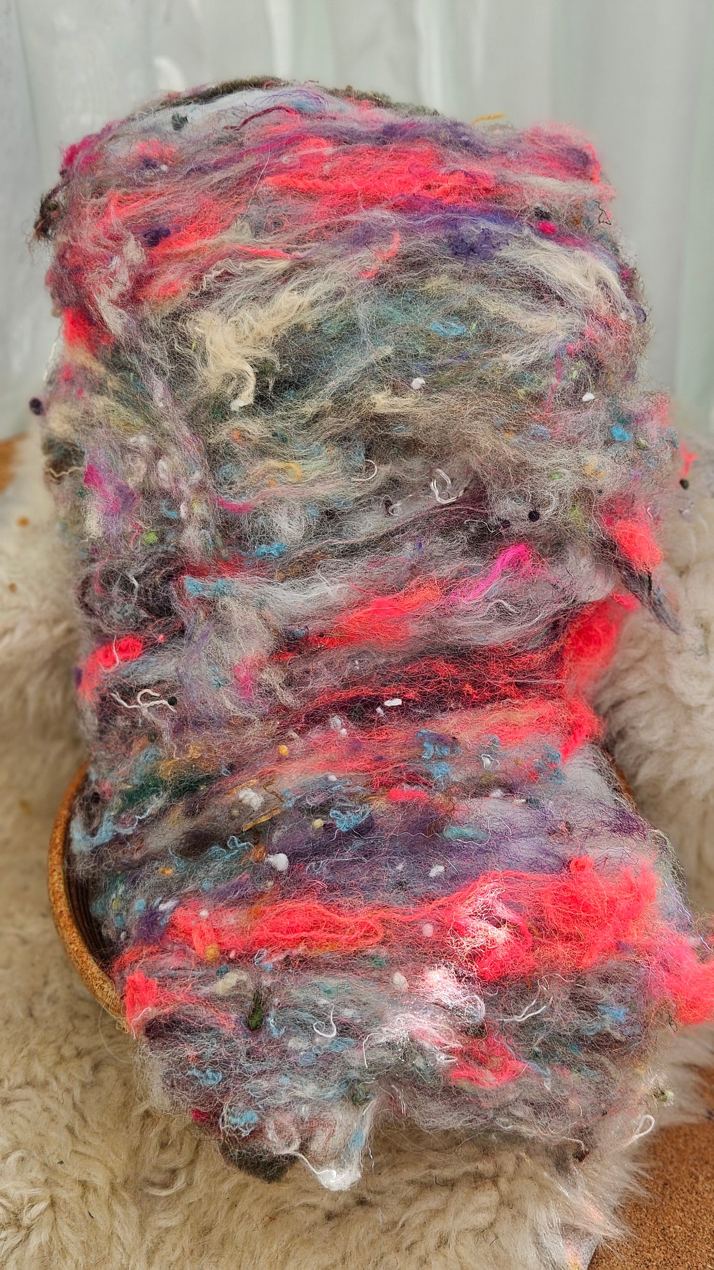 Luxe Layered Textured XL Art Batt - 226 - 2.8 ounces | 79 grams