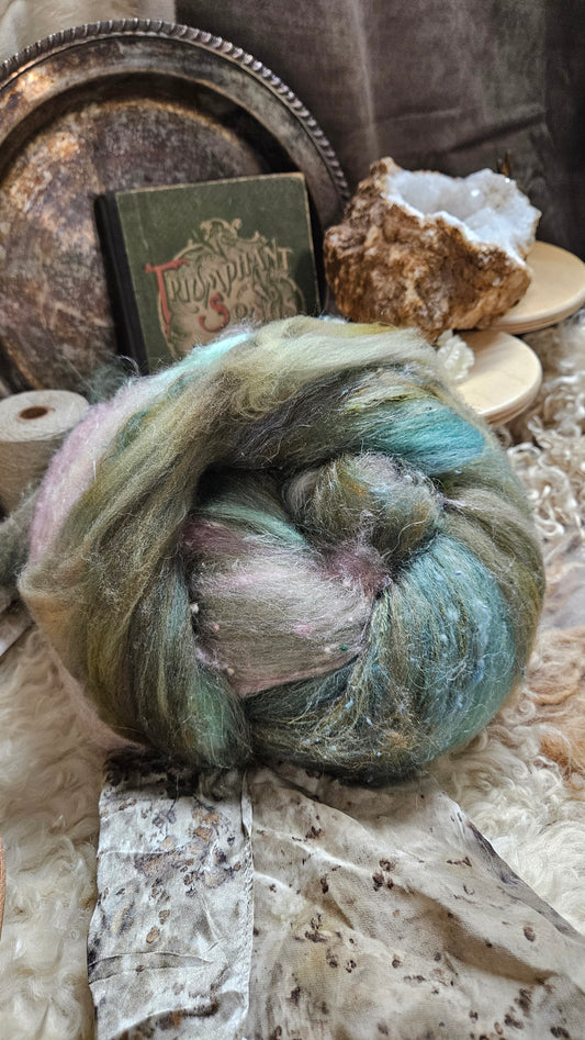 Shaniko Wool Silk Flax Neauveau Art Batt 2005 - 5.0 oz | 142 g (Copy)