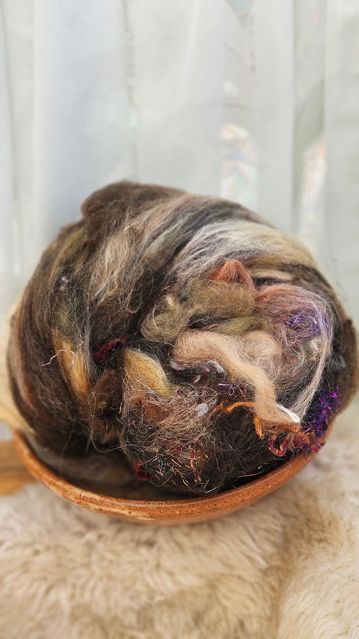 Luxe Layered Textured XL Art Batt - 229 - 3.7 ounces | 105 grams