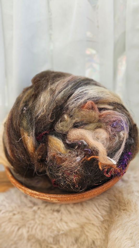 Luxe Layered Textured XL Art Batt - 229 - 3.7 ounces | 105 grams