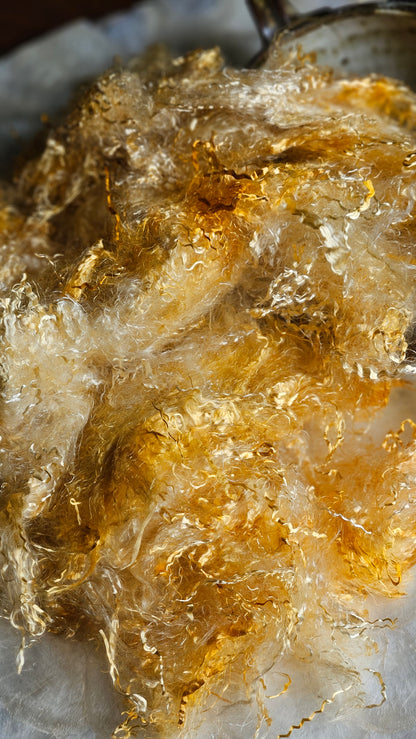 SUNSTONE - eucalyptus crimp fiber for spinning, blending & felting - 2 oz | 57 g